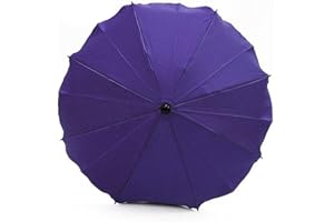Best For Kids Universal Kinderwagenschirm Höchster UV Schutz Standard 801 - Sonnenschirm und Regenschirm für Kinderwagen, biegsam und einklappbar, viele Farben zur Auswahl (Violett)
