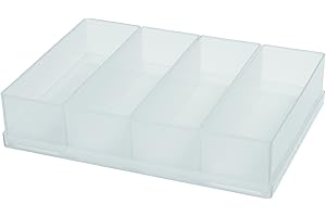 raaco utilizzo Set, ordine sistemi, tipo 55 A: 4 x A8 – 2, trasparente, 136457