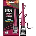 FACESCANADA Magneteyes Color Eyeliner Gel - Graceful Burgundy,4 Ml|Glossy Finish|24Hr Long-Lasting|Waterproof|Smudgeproof|Precise Application|Intense Color Payoff|Almond Extract & Vitamin E