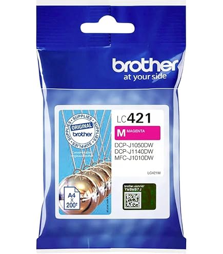 5 Cartucce Compatibili Brother LC421XL – Nero, Ciano, Magenta, Giallo Per DCP-J1050DW J1140DW MFC-J1010DW