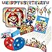 Produktbild 68-teiliges Party-Set Super Mario - Teller Becher Servietten Tischdecke Girlande Happy Birthday, Partytüten, Einladungen, Trinkhalme, Luftballons