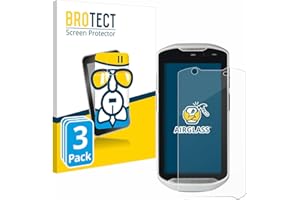 BROTECT Protector Pantalla Cristal para Zebra TC52-HC Protector Vidrio (3 Unidades) - [Dureza 9H, Anti-Arañazos]
