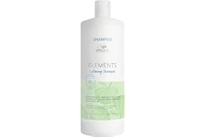 Wella Professionals Elements Calming Shampoo - Gentle Care Shampoo For Smooth, Shiny Hair Without Silicones & Sulfates - With White Tea Extract (1L)