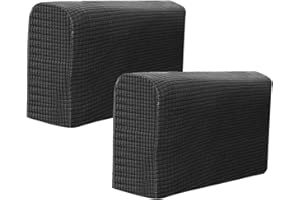 NOLITOY Funda para Reposabrazos de Sofá 2 Uds. Protector de Brazo para Silla Protector Elástico Antideslizante para Muebles Funda para Sillón de Dos Plazas para Sofá Sillones Reclinables