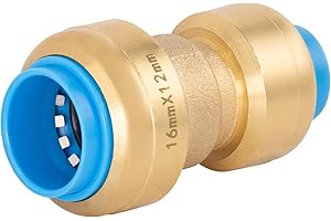 NT NOYON & THIEBAULT Raccord automatique universel jonction réduite Ø16 - Ø12 TOUT PUSH