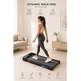 Dynamıc Walk Mini Koşu Bandı 34x79 cm Minimal Y&uuml;r&uuml;y&uuml;ş Bandı Uzaktan Kumandalı &amp; Eğimli