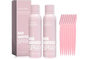 NADIAEN 2 PCS Hair Identifier Spray for Face Shaving & Demmaplaning Moisturizing Care Set - All Skin Types (with eyebrow trimmer)