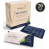 WELSENSA Recharge 20 Saşe, Şekersiz Elektrolit İ&ccedil;ecek Tozu, Magnezyum Bisglisinat ve C Vitamini, Limon &amp; Citrus Aromalı