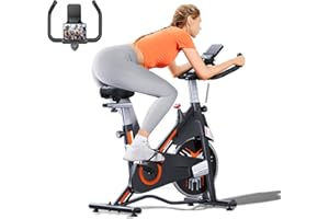 homeTro Magnetic Exercise Bike – Ultra-Quiet Indoor Cycling Bike with Adjustable Resistance, Comfortable Seat, LCD Display, 150kg Capacity – Exercise Bikes for Home Use Cardio Workouts