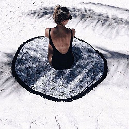 lzn 150cm Runder Strandtuch Yoga Matte Tapestry