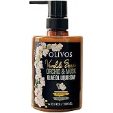 Olivos Vivaldi Serisi Orkide Kokulu Zeytinyağlı Sıvı Sabun - Egzotik Orkide Esanslı, Yoğun Nemlendirici, Hassas Ciltler İ&ccedil;in,