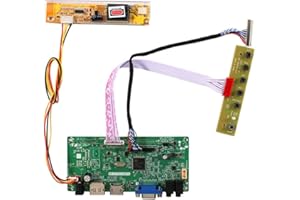 VSDISPLAY Płyta kontrolera HD-MI VGA DP LVDs ME.RT2525.EB818 30-pinowa do 14-calowych 15-cali 1024x768 QD14XL20 QD141X1LH12 LTN141XA LTN150XB QD15XL 06 i i 06 Wyświetlacz LCD FL