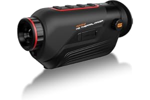 GOYOJO Monoculaire à imagerie Thermique, 384 x 288 (50 Hz) @ 17 μm, détecteur de Vision Nocturne Infrarouge avec Longue durée de Vie, lentille focale 15 mm/25 mm pour caméra de Vision Nocturne