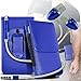 Produktbild (Blue) LG KP108 Schutz PU-Leder Gürtelholster Pouch Tasche Halter Und Premium-Qualität in Stereo Earbuds Hands Free Kopfhörer Headset mit Mikrofon Mic On-und Off-Taste Built By Fone-case