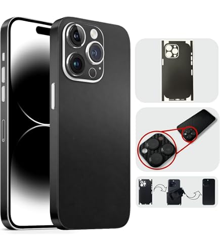 Film De Protection Arrière Et Côtés Pour IPhone 13 Pro Max – Anti-rayures, Pose Facile (Blanc)