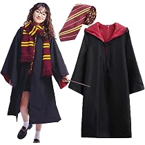Disfraz De Mago Para Adultos Con Capa, Corbata, Gafas, Bufanda, Varita Y Sombrero – Ideal Para Halloween, Carnaval Y Fiestas Temáticas