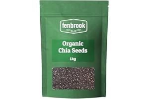 Organic Chia Seeds 1kg Certified Organic by Fenbrook Organic