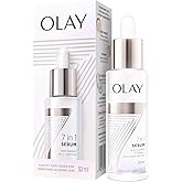 Olay 7in1 Ultra-light Face Serum | Niacinamide, Vitamin C, Collagen Peptides | Fights 7 Issues for Smooth & Glowing Skin | Normal to Oily Skin | Derma