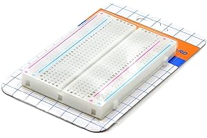ElectroWorldFR mini breadboard 400 points sans soudure Platine d'Essai PCB compatible avec Ar-duino et Rasp-berry 400pts