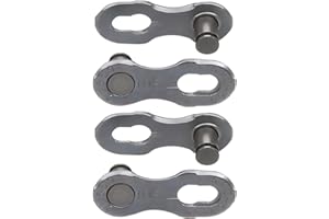 KMC E10 10NR Maillons Mixte Argent, 2 Pairs