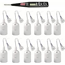 Portalampada E27 A 3 Teste, Resistente, 2 Pezzi, Parallelo 220V-250V, Con Staffa M10, Per Corridoi, Soggiorni, Studi, Plafoniere