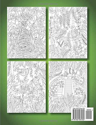 Secret Jungle: An Adult Coloring Book with Stress Relieving Animal Designs, Inspirational Nature Scenes, and Relaxing Tropical Landscapes