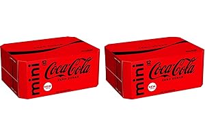 Coca-Cola ZERO Sugar Lot de 2 mini boîtes de 12 x 150 ml (3600 ml)