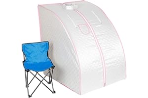 Sauna Casa,Drumm Sauna Portátil De Vapor Plegable,1000W Generador de Vapor Sauna Doméstica para Sauna Doméstica, Adelgazar