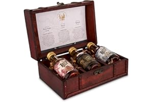 Pirate's Grog Rum Miniatures Gift Set - 3 x 50 ml Bottles | Includes Five Year, No.13 & Spiced | World Rum Award Winner | Aged in Oak Barrels | 37.5%-40% ABV | Suitable for Cocktails