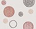 Produktbild Hula Hoop Tapete Kreise grafisch, geometrisch, rot, braun, creme Vliestapete 958003 | 95800-3 A.S. Creation Tapete