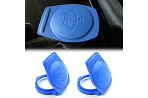 DWFEYOI Tappo serbatoio liquido lavavetri universale per tergicristallo da 5 cm 2 pezzi coperchio contenitore liquido per parabrezza auto parti di ricambio, per modelli 3Q0955455,liquido lavavetri auto