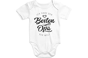 MoonWorks® Kurzarm Baby Body Ich Habe den besten Papa der Welt Spruch Geschenk Bio-Baumwolle