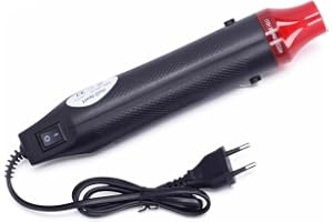 EIMSOAH Mini Värmepistol Handhållen Varmluftspistol 300 W med 3,28 FT Kabel Inbyggt Stativ Bärbart Värmepistolverktyg för Gör