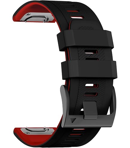 Bracelet Cuir 26mm Quick Fit Pour Garmin Fenix 7X/6X/5X/3, Enduro, Descent - Réglable 160-220mm