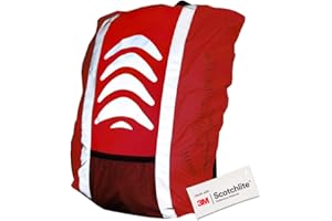 Salzmann 3M Reflective Rucksack Cover | High Visibility, Waterproof, Weatherproof | Made with 3M Scotchlite