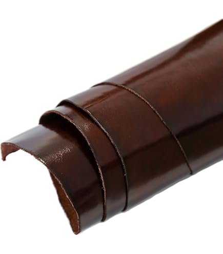 QINGMAI, Cuir de vachette pour couture artisanale, pièce de cuir rectangulaire, 1,8-2,0 mm d'épaisseur, cuir de vachette, artisanat, accessoires en cuir, etc. (brun rouge, 30,5 cm x 61 cm QINGMAI, Cuir de vachette pour couture artisanale, pièce de cuir rectangulaire, 1,8-2,0 mm d'épaisseur, cuir de vachette, artisanat, accessoires en cuir, etc. (brun rouge, 30,5 cm x 61 cm