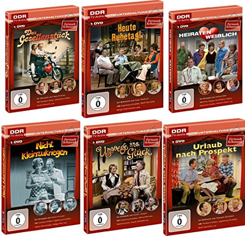 Preisvergleich Produktbild Best Of - Defa FERNSEH - SCHWANK EDITION 1973 - 1985 Lustspiel Sammlung 6 DVD Collection DDR TV-ARCHIV Limited Edition