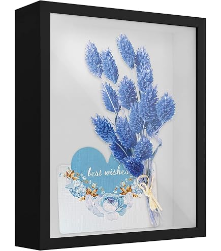 Cadre Photo 3D Transparent Double Face 26x13cm - Boîte à Ombres Pour Objets Et Souvenirs