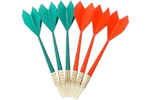 FUZVOL Soft Tip Darts,Plastic Soft Tip Darts for Soft Dartboards,Great Indoor Office Home Games for Kids and Adults (Red+Green)