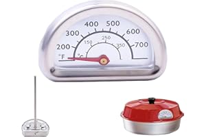 YUEJIESELECTED Termómetro de horno para horno compatible con horno Omnia, termómetro para carne de acero inoxidable, termómetro interior para horno Omnia, termómetro interior para accesorios Omnia, termómetro de