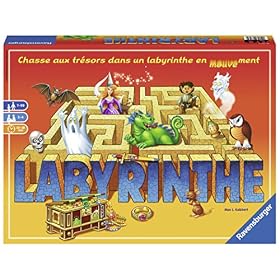 Ravensburger – Labyrinthe – Jeu de Société 7 Ans et Plus – Jeu de Plateau Famille – Stratégie et Réflexion – 2 à 4 Joueurs – 26743 – Nouvelle Édition – Version Française