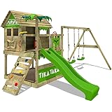 Balancoire avec cabane