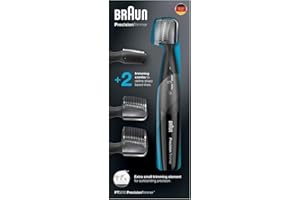 ‎BRAUN Braun Barttrimmer Herren / Bartschneider, 2 Trimmaufsätze für ein flexibles, präzises Trimmen, PT5010, schwarz
