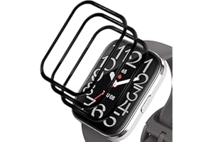 Haofun Protector de Pantalla para Amazfit Bip 5 Unity Flexible TPU Película, [3 Piezas] Libre De Burbujas Cubierta Protectora Ultrafina, HD Película Protectora de TPU