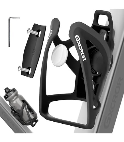 Support AirTag Vélo SUPMEGA - Cache Anti-vol Étanche Sous Porte-bidon