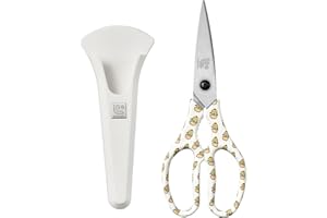 Linoroso Ciseaux de Cuisine Professionnel avec Couvercle Magnétique Ciseau Cuisine Multifonction Fabriqués en Acier Japonais 4034, Ultra Tranchants pour Viande Légumes Barbecue Herbes Pizza - Poulets