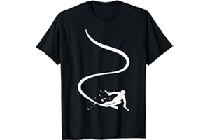 IDEE REGALO PER GLI SCIATORI E ALTRO ANCORA sciatore sci alpino montagne sci alpino sci sportivo sci spo Maglietta