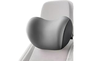 QKYDKY Almohada Cervical Coche, Almohada Cervical para Coche para Conducir, Almohada para el Cuello del Coche, Correas Ajustables para el Reposacabezas del Asiento del Coche