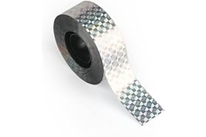 KINGLAKE 90m x 2.5cm Vogelabwehr Vogelband Reflektierendem Abwehrband Bird Tape zur Abschreckung Tauben Vertreiben Zum Schutz von Balkon fenstern Höfe Garten