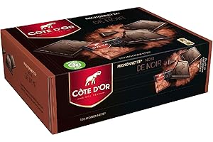 MONDELEZ INTERNATIONAL Côte d'Or Mignonnette Noir de Noir - Carton de 120 x 10 g - 1,2 kg